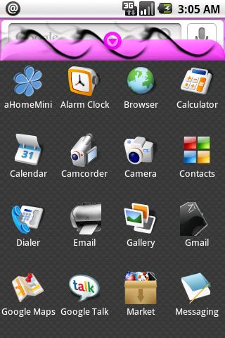 Princess Theme (aHome) Android Personalization