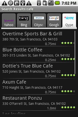 Local Search Android Travel & Local