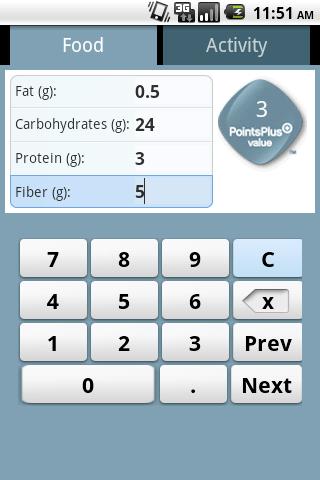 PointsPlus Calculator Android Health & Fitness
