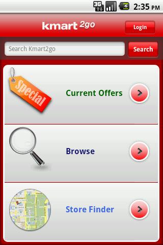 Kmart2go Android Shopping