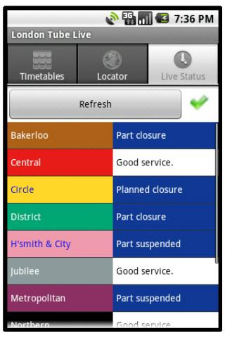 London Tube Live Android Travel