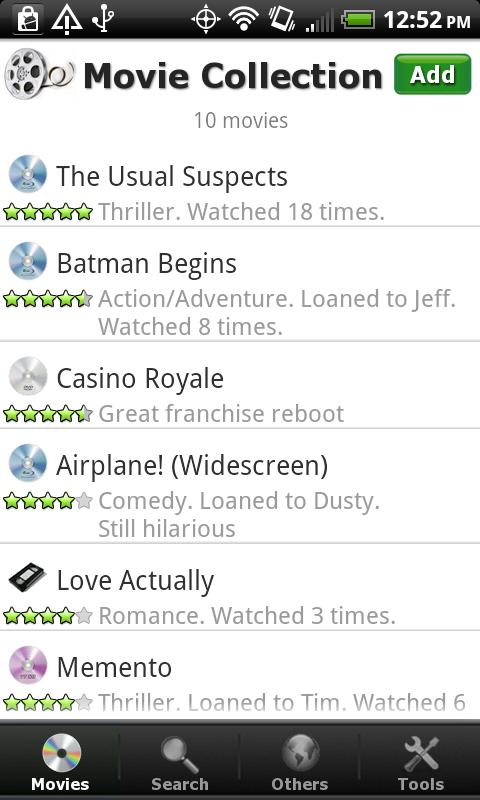 Movie Collection Android Lifestyle