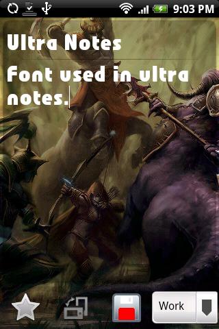 Ultra Mate Journal fonts 5 Android Lifestyle