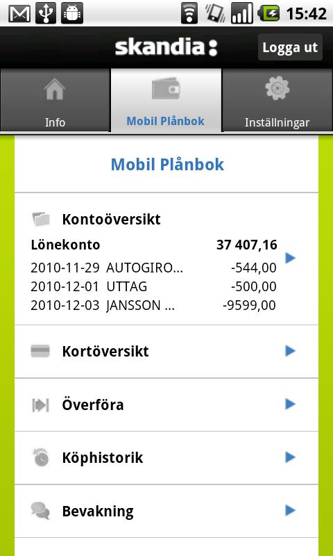 Skandia Android Finance