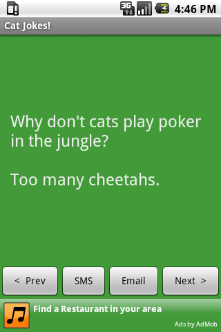 Cat Jokes! Android Comics