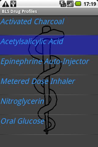 BLS Drug Profiles Android Reference