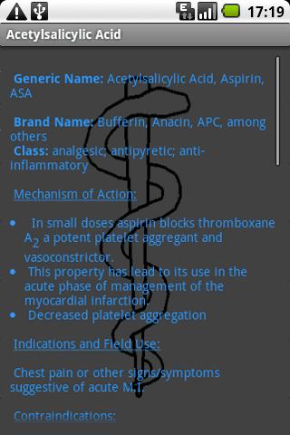 BLS Drug Profiles Android Reference