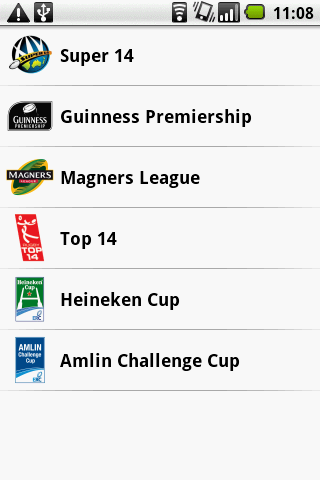 RugbyNut Live Scores Android Sports