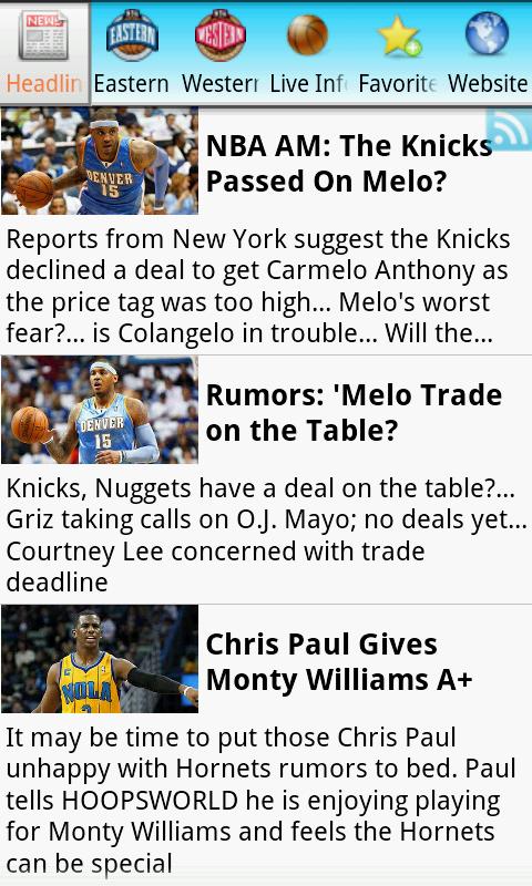 National Basketball News Plus Android Sports