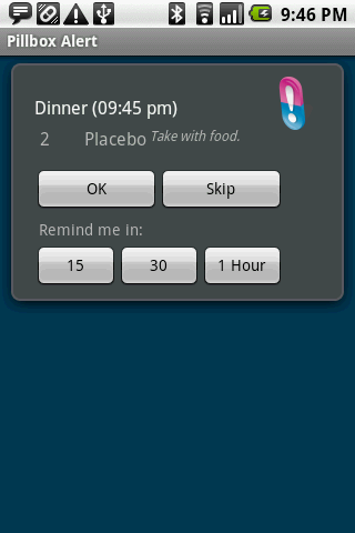 Pillbox Alert Android Health