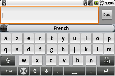 French for SlideIT Keyboard Android Tools