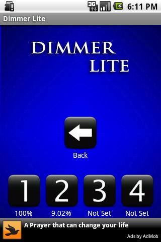 Dimmer Lite Android Tools