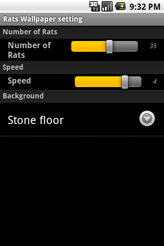 Live Wallpaper Rats Demo Android Demo