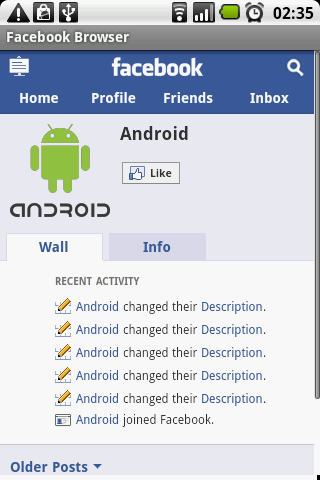 Facebook Browser Android Social