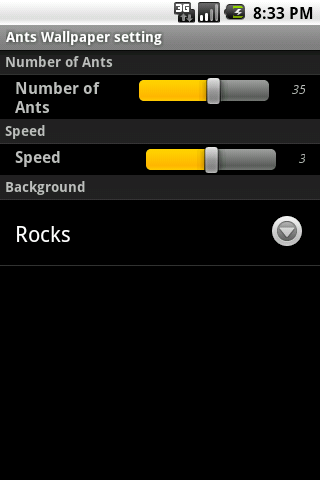 Ants Live Wallpaper Demo Android Themes