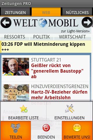 AG German Newspapers Android News & Weather