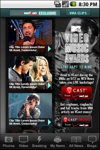 MTV News Android Entertainment