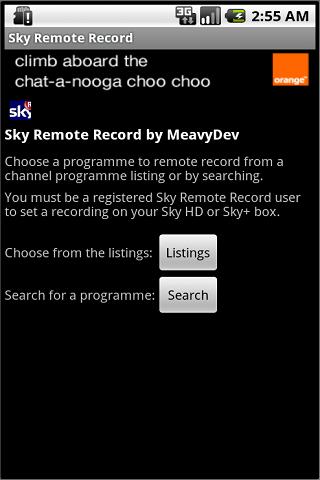 Sky Remote Record