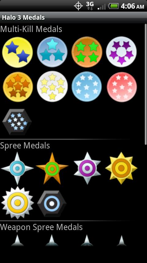 Halo 3 Medals Android Multimedia