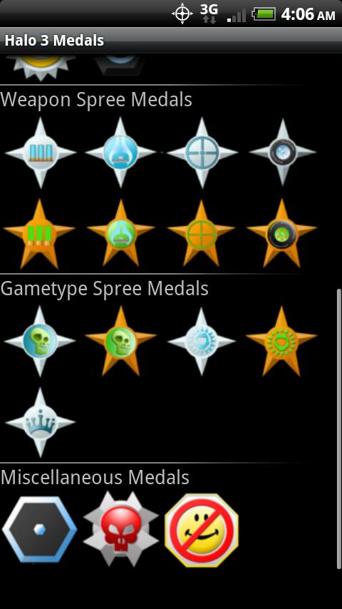 Halo 3 Medals Android Multimedia