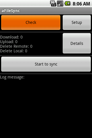 aFileSync Android Tools