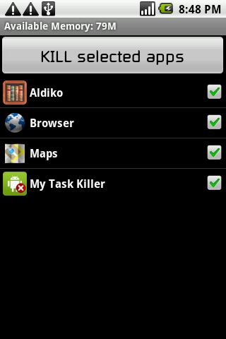 Advanced Task Killer Pro Android Software libraries