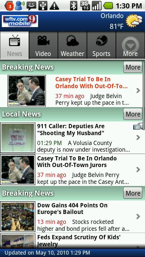 WFTV-9 Orlando Android News & Weather