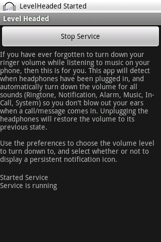 Level-Headed Android Music & Audio