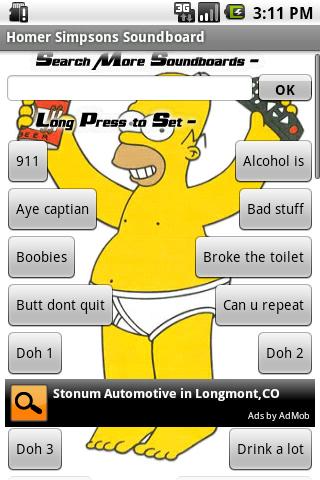 Homer – Simpsons Soundboard Android Entertainment