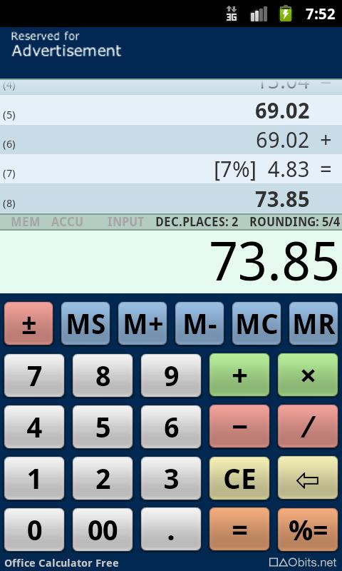 Office Calculator Free Android Finance