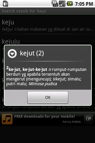 Big Indonesian Dictionary KBBI Android Reference