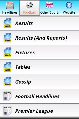 BBC Sport News Center Android Sports