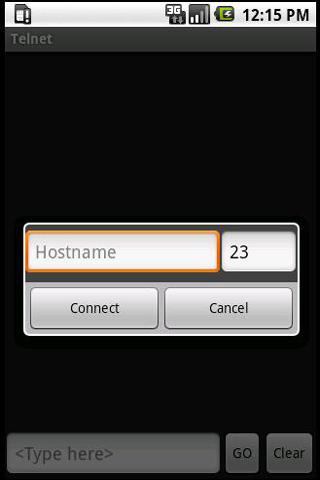 Simple Telnet Client Android Communication