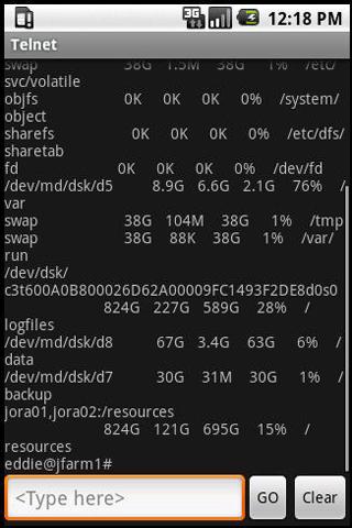 Simple Telnet Client Android Communication