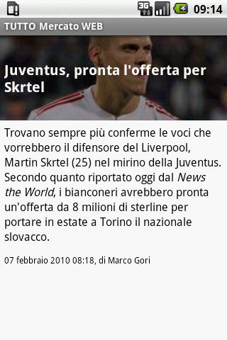 TUTTO Mercato WEB Android Sports