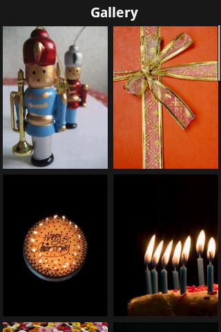Birthday postcards Android Entertainment