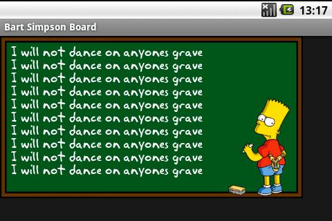 Bart Simpson Board Android Comics