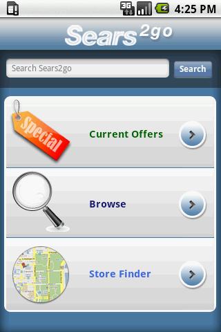 Sears2go Android Shopping