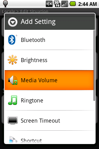 Locale Media Volume Plug-in