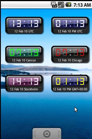 myUTC Clock Widget +World