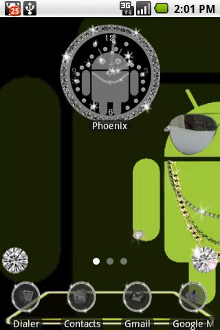 Blingdroid Freshface & ahome Android Themes