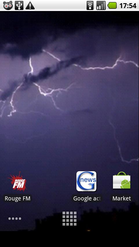 Storm (Live wallpaper) Android Themes