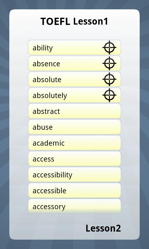 1Pod – TOEFL Images Vocab Android Books & Reference