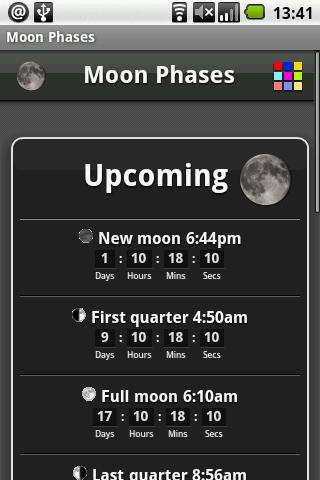 Moon Phases Android Reference