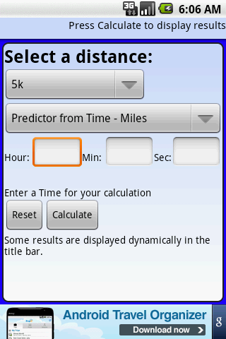 Running Calc Lite