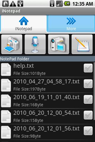 iNotepad Android Productivity