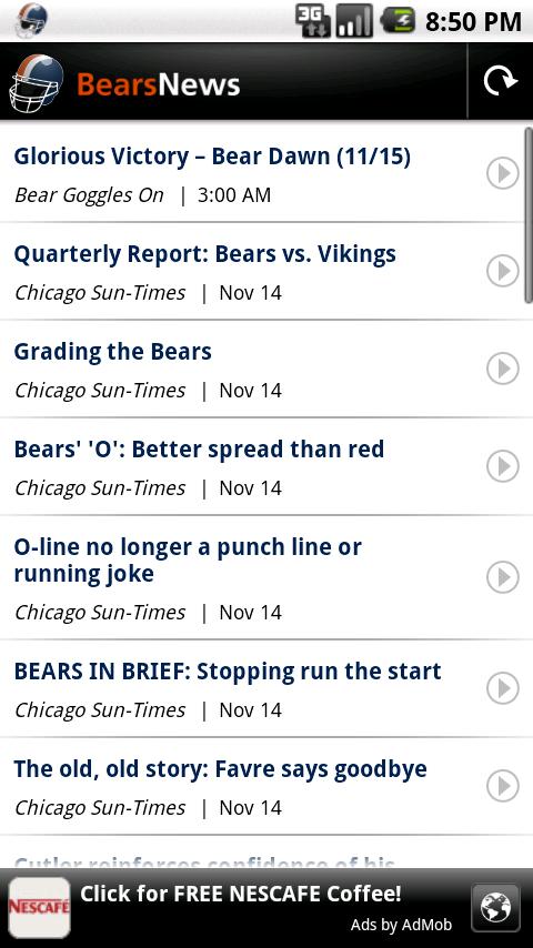 Bears News Android Sports