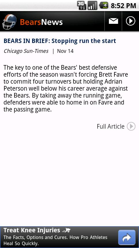 Bears News Android Sports