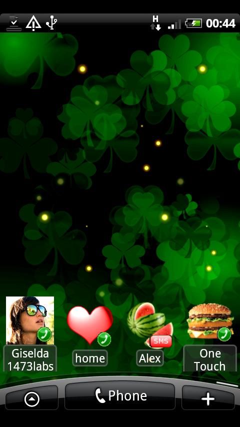 Shamrock Live Wallpaper Android Personalization