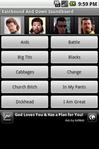 Eastbound And Down Soundboard Android Entertainment